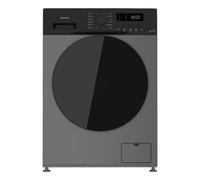 Lavadora Bolero DressCode 9155 Inverter Carga Frontal 9 kg 1400 rpm A Acero Negro SteamMax