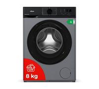 Lavadora carga frontal Nilson 8 kg 1200 rpm clase A Inverter vapor inox oscuro