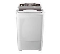 Lavadora Carga Superior Lavadora portátil Hogar Solo Barril Lavadora de Ropa Compacta Pequeña 7KG Capacidad Lavado/Deshidratación Programada con Un Solo Clic Limpieza Profunda ( Colorear : Gray )