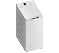 Lavadora carga superior Midea Lunar 01 MF100T80B/W-ES 8 kg 1300 rpm A vapor blanca