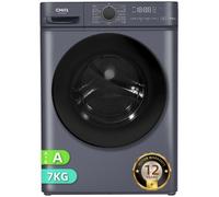 Lavadora CHiQ CW07123863AX Carga Frontal 7 kg 1200 rpm Inverter Gris oscuro