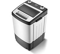 Lavadora de 6,5 kg 2 en 1 con secadora centrifugada y luz antibacteriana UV para el hogar, viajes, camping, dormitorios y viajes de negocios