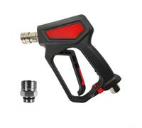Lavadora de alta presión de 5000 PSI con manguera antienredos, máquina de limpieza de acero inoxidable para automóviles y superficies exteriores, incluye múltiples boquillas y accesorios, negro (22-14
