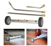 Lavadora de Alta presión, Lavadora de Alta presión, Accesorios de Limpieza a presión, Escoba de Agua portátil de Acero Inoxidable, 4 boquillas de pulverización con Varillas de extensión y Limpiador