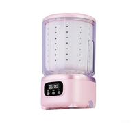 Lavadora de carga inalámbrica, lavadora de ropa interior, lavadora portátil de una sola bañera, máquinas de lavado compactas para una lavandería fácil e higiénica (rosa)