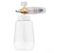 Lavadora de espuma para coche con fondo ancho estable, botella de jabón de 1 litro, conexión rápida para lavadoras a presión, boquilla de pulverización ajustable y gran apertura de cuello para llenado