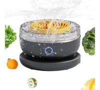 Lavadora de frutas - Limpiador de frutas automático portátil, aparato de cocina recargable, dispositivo de lavado giratorio de material ABS compacto, herramienta de eliminación de suciedad sin