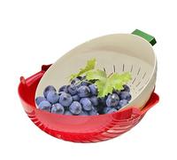 Lavadora de frutas - Spinners para ensaladas, cuenco para lavar arroz, cuenco para colador de frutas y verduras, herramienta de lavado y drenaje de cocina para bayas, pastas, verduras, colador fácil