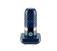 Lavadora de frutas y verduras portátil inalámbrica de frutas purificador de alimentos Máquina de desinfección para el hogar, azul oscuro