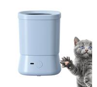 Lavadora de patas de perro, taza para lavar patas de perro, antisalpicaduras, suministros de baño para pies de mascotas de dos velocidades para perros, accesorios para camping, viajes al aire libre