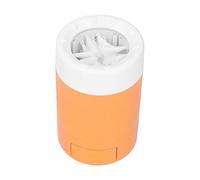 Lavadora de patas de perros portátiles, patas, gato fangoso y limpiador de perros semiafilizadores de mascotas de lavado de pies (naranja)