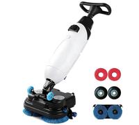 Lavadora De Pisos Comercial, Fregadora De Suelos, Ancho De Limpieza 43 cm, Doble Depósito De Agua 4,5L+7,5L, para Supermercados, Centros Comerciales, Hospitales, Almacenes
