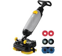 Lavadora De Pisos Comercial, Fregadora De Suelos, Ancho De Limpieza 43 cm, Doble Depósito De Agua 4,5L+7,5L, para Supermercados, Centros Comerciales, Hospitales, Almacenes