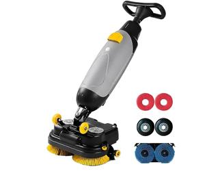 Lavadora De Pisos Comercial, Fregadora De Suelos, Ancho De Limpieza 43 cm, Doble Depósito De Agua 4,5L+7,5L, para Supermercados, Centros Comerciales, Hospitales, Almacenes