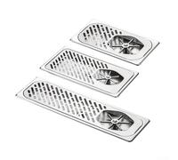 Lavadora de vasos de acero inoxidable con bandeja de drenaje y funcionalidad de limpieza de alta presión para cafeterías, restaurantes y mostradores de servicio de alimentos (pequeño)