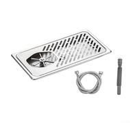 Lavadora de vasos de acero inoxidable con enjuague multiángulo para bares, cafeterías y restaurantes(1)