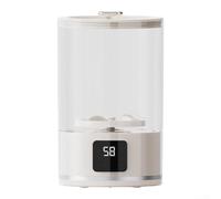 Lavadora de viaje compacta, 20 cm, camping, exterior (blanco) | Batería de litio de 3000 mAh, cable de carga USB incluido, funcionamiento de hasta 15 minutos, no necesita enchufe, móvil