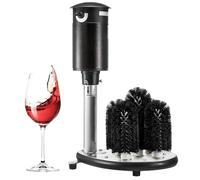Lavadora de vidrio comercial, 1200 tazas/h, máquina eléctrica de limpieza de copas de vino, limpieza de 360°, protección contra sobrecalentamiento para bares, cafeterías, restaurantes, cocina