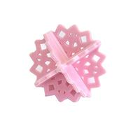 Lavadora Dispositivo de depilación Ropa limpia Bola de lavandería Filtro de retención Copo de nieve ahuecado bola de lavandería antienrollamiento, 1 piezas Rosa, China