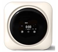 Lavadora eléctrica compacta de pared o de escritorio, carga frontal de 0,3 kg, ahorra espacio, secado automático, para ropa interior y calcetines, ideal para colgar en la pared (de escritorio).