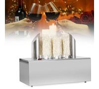 Lavadora eléctrica de vasos para bares y restaurantes, limpiador de vidrio de 5 cabezales para hoteles, cafeterías y servicios de catering, lavavajillas rápido, eficiente y fácil de usar