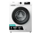 Lavadora Hisense WF1Q8041BW - 8 kg, 1400 rpm, Clase A