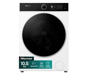 Lavadora Hisense WF5I1045BWQ Carga Frontal 10,5Kg 1400rpm A Blanca Wifi Autodosificación