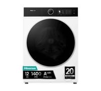 Lavadora HISENSE WF5I1245BWR (12 Kg - 1400 rpm - Blanco)