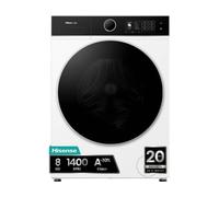 Lavadora Hisense WF5I8043BWF Carga Frontal 8 kg 1400 rpm Clase A Blanca WiFi