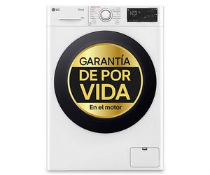 Lavadora inteligente AI Direct Drive. Vapor, Autodosificación, 10kg , 1400rpm Un 10% más eficiente que A, Serie 550 - F4WR5510A0W | LG ES