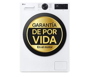 Lavadora Inteligente | LG F2X50S8TLB, AI Direct Drive, TurboWash 360º, 8kg, 1200rpm, Serie 500 Fondo reducido, Un 30% más eficiente que A, Blanca - F2X50S8TLB