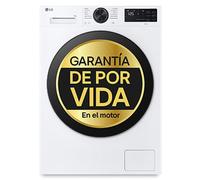 Lavadora Inteligente | LG F2X50S9TLB, AI Direct Drive, TurboWash 360º, 9kg, 1200rpm, Serie 500 Fondo reducido, Un 20% más eficiente que A, Blanca - F2X50S9TLB