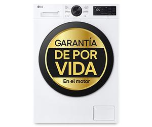 Lavadora Inteligente | LG F2X50S9TLB, AI Direct Drive, TurboWash 360º, 9kg, 1200rpm, Serie 500 Fondo reducido, Un 20% más eficiente que A, Blanca - F2X50S9TLB