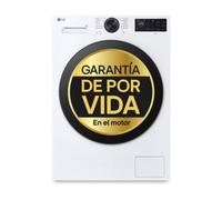 Lavadora Inteligente | LG F2X50S9TLB, AI Direct Drive, TurboWash 360º, 9kg, 1200rpm, Serie 500 Fondo reducido, Un 20% más eficiente que A, Blanca - F2X50S9TLB
