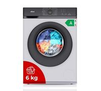 Lavadora Nilson NL6200AI Carga Frontal 6 Kg 1200 rpm A Blanca Vapor Big Door
