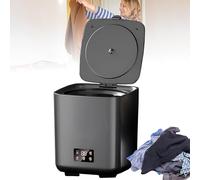 Lavadora portátil, capacidad de 10 litros, lavadora compacta totalmente automática con control táctil LCD y velocidades ajustables para uso doméstico y apartamento