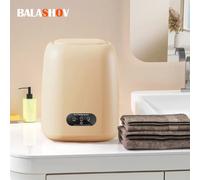 Lavadora portátil de 9L, Mini lavadora de gran capacidad con secadora giratoria, lavadora de ropa y juguetes de 220V BLANCO