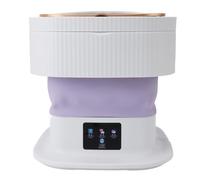 Lavadora portátil de gran capacidad 11,5 L de gran capacidad 3 modos pantalla táctil LCD mini lavadora plegable ropa interior ropa para niños calcetines (CHICIRISegds7ghxw9-11)