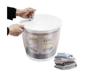 Lavadora portátil, diseño manual 2 en 1 no eléctrico con cesta de deshidratación, perfecta para camping, apartamentos y dormitorios