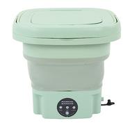 Lavadora Portátil, Lavadora de Gran Capacidad y Bajo Nivel de Ruido, Lavado Semiautomático de Limpieza Profunda, Lavadora Plegable de 8 L para Calcetines, Ropa de Bebé, Toallas(UE verde)