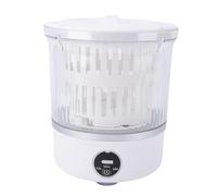 Lavadora portátil Mini, Lavadora de Viaje con batería de 6000 mAh con Lavado pulsante 3D Lavadora compacta de 3 L para Ropa Interior, Calcetines y Viajes para Acampar