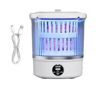 Lavadora portátil - Pantalla digital impermeable y recargable - Lavadora y secadora compacta en miniatura - Para el hogar, viajes, acampada, ropa pequeña