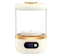 Lavadora portátil, para mini lencería, ropa interior, lavadora totalmente automática, lavadora de calcetines pequeños, taza de lavandería inalámbrica (oro blanco)