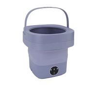 Lavadora Portátil Pequeña, Mini Lavadora Completamente Automática, Lavadora Plegable de Gran Capacidad de 6,5 Litros, Ropa Interior Limpia, Ropa de Bebé O Artículos Pequeños(Púrpura)