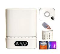 Lavadora Portátil Totalmente Automática, Mini Lavadora y Secadora, Adecuada para el Hogar, Negocios, Viajes, Sala Universitaria, casa Rodante, Apartamento, luz Azul (Color : B)