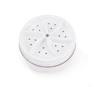 Lavadora portátil USB 30 W para mini viajes, camping, ropa interior, limpieza rápida, compacta, 9 cm, para color blanco