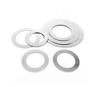 Lavadora ultrafina 100 arandelas de ajuste ultrafinas 0,3 mm ancho for tornillos, planas acero inoxidable M3 M4 M5(5x7)