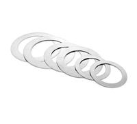 Lavadora ultrafina Espaciador de cojinete eje 0,3 mm, arandela plana ajuste ultrafina alta precisión M35, M48 y M50, kit surtido 5 arandelas planas(48x60)
