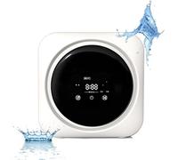 Lavadora y secadora de ropa eléctrica, independiente, portátil, pequeña, 2 en 1, para ropa interior, calcetines pequeños, montaje en pared, totalmente automática, tambor frontal (montaje en pared