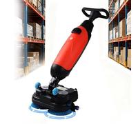 Lavadora y secadora eléctrica portátil de empuje a mano con 17 pulgadas de ancho de limpieza para azulejos, madera dura y alfombras en oficinas y hoteles